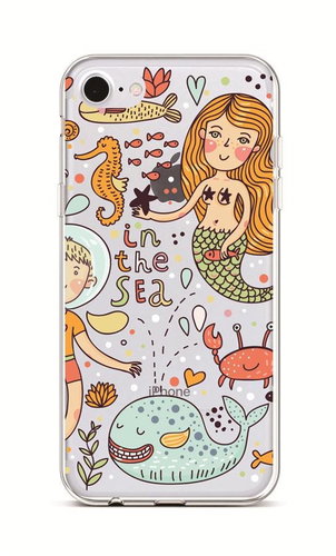 TopQ iPhone 7 silicone In The Sea 38126 - Phone Cover - Main image