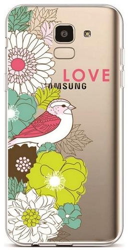 TopQ Samsung J6 silicone Birdie Love 37969 - Phone Cover - Main image