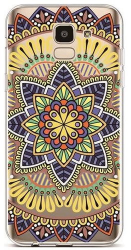 TopQ Samsung J6 silicone Colorful Mandala 37966 - Phone Cover - Main image