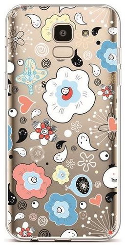 TopQ Samsung J6 silicone Drops 37920 - Phone Cover - Main image