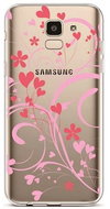 TopQ Samsung J6 silicone Heart Ornament 37890 - Phone Cover