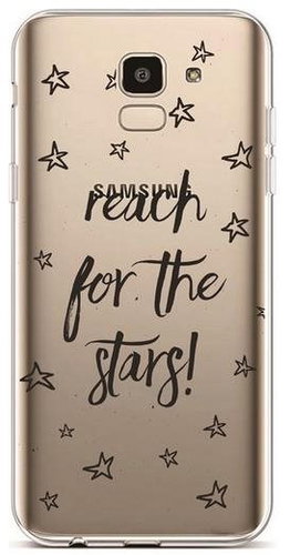 TopQ Samsung J6 silicone Reach For The Stars 37887 - Phone Cover - Main image