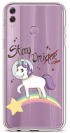 TopQ Honor 8X silicone Stay Unicorn 37878 - Phone Cover