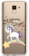 TopQ Samsung J6 silicone Stay Unicorn 37850 - Phone Cover