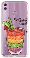 TopQ Honor 8X Silicone Rainbow Smoothie 37357 - Phone Cover
