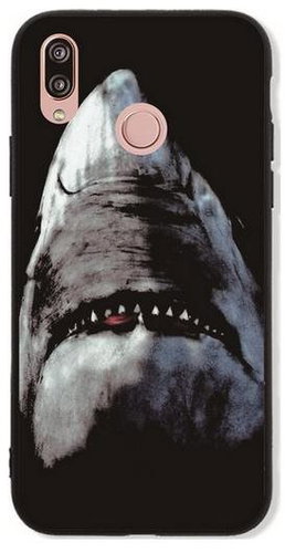 TopQ GLASS Huawei P20 Lite Shark 37346 - Phone Cover - Main image