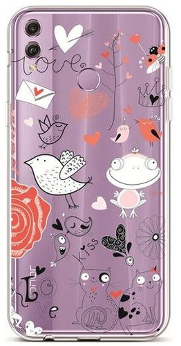 TopQ Honor 8X silicone Funny 37252 - Phone Cover - Main image
