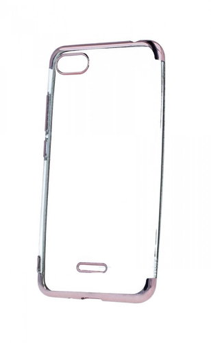 TopQ Frame Xiaomi Redmi 6A silicone pink 37080 - Phone Case - Main image