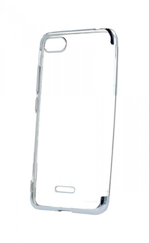 TopQ Frame Xiaomi Redmi 6A silicone silver 37078 - Phone Case - Main image