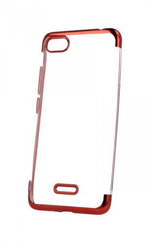 TopQ Frame Xiaomi Redmi 6A silicone red 37076 - Phone Case - Main image