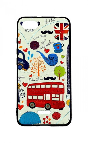 TopQ Xiaomi Redmi 6A 3D silicone London 37059 - Phone Cover - Main image