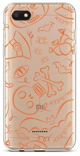 TopQ Xiaomi Redmi 6A silicone Halloween 36942 - Phone Cover - Main image