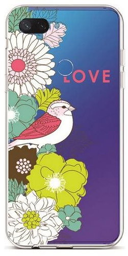 TopQ Xiaomi Mi 8 Lite silicone Birdie Love 36508 - Phone Cover - Main image