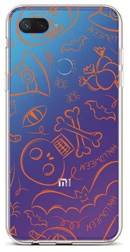 TopQ Xiaomi Mi 8 Lite silicone Halloween 36373 - Phone Cover - Main image