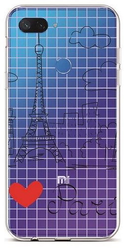 TopQ Xiaomi Mi 8 Lite silicone Paris 36331 - Phone Cover - Main image