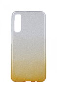 TopQ Samsung A7 glitter silver-orange 35472 - Phone Case