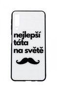 TopQ GLASS Samsung A7 solid best dad in the world 35465 - Phone Case