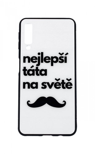 TopQ GLASS Samsung A7 solid best dad in the world 35465 - Phone Case - Main image