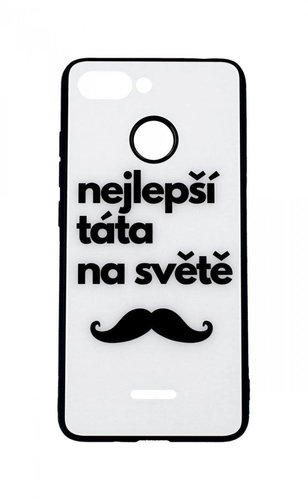 TopQ GLASS Xiaomi Redmi 6 pevné nejlepší táta na světě 35446 - Pouzdro na mobil - Hlavní obrázek