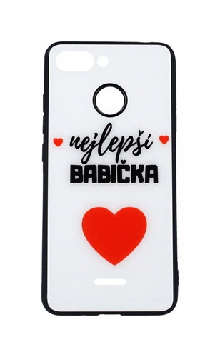 TopQ GLASS Xiaomi Redmi 6 pevné nejlepší babička 35445 - Pouzdro na mobil - Hlavní obrázek
