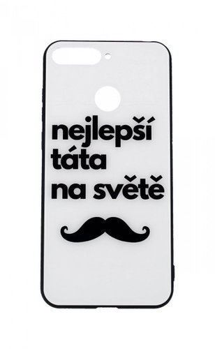 TopQ GLASS Huawei Y6 Prime 2018 solid best dad in the world 35442 - Phone Case - Main image