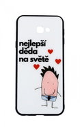 TopQ GLASS Samsung J4+ solid best grandpa in the world 35438 - Phone Case