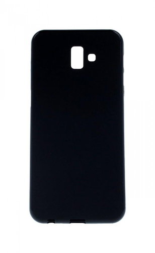 TopQ Samsung J6+ silicone black matte 34988 - Phone Case - Main image
