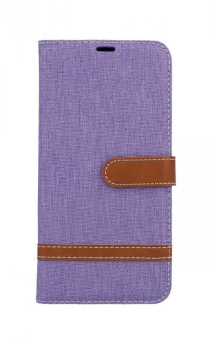 TopQ Samsung J6+ book denim purple 34689 - Phone Case - Main image