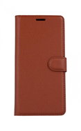 TopQ Samsung J6+ book brown with buckle 34666 - Phone Case