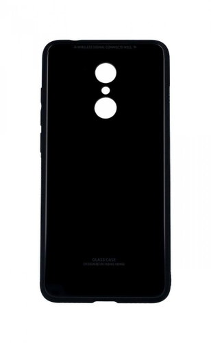 TopQ GLASS Xiaomi Redmi 5 solid black 34653 - Phone Case - Main image