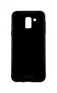 TopQ GLASS Samsung J6 solid black 34643 - Phone Case