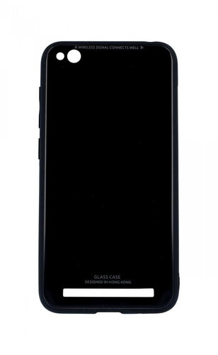TopQ GLASS Xiaomi Redmi 5A solid black 34610 - Phone Case - Main image