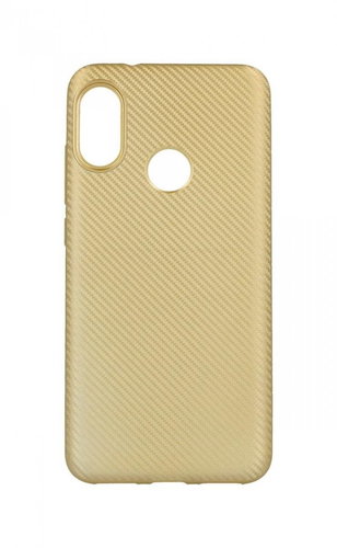 TopQ Carbon Xiaomi Mi A2 Lite silicone gold 34359 - Phone Case - Main image
