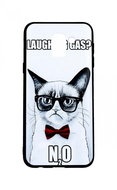 TopQ Samsung J6 3D silicone Grumpy Cat 34232 - Phone Case