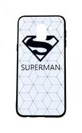 TopQ Samsung J6 3D silicone white Superman 34230 - Phone Case