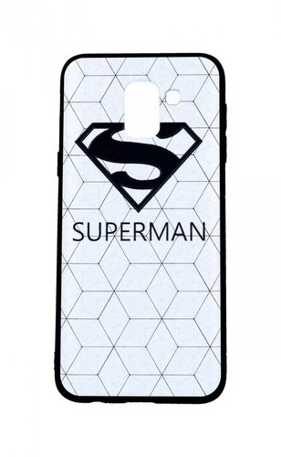 TopQ Samsung J6 3D silicone white Superman 34230 - Phone Case - Main image