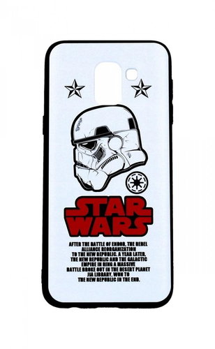 TopQ Samsung J6 3D silicone Star Wars 34226 - Phone Case - Main image