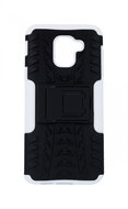 TopQ Samsung J6 with stand white 34170 - Phone Case