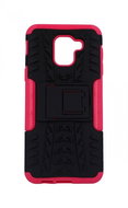 TopQ Samsung J6 with stand pink 34165 - Phone Case