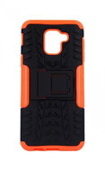 TopQ Samsung J6 with stand orange 34162 - Phone Case