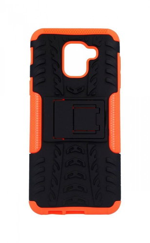 TopQ Samsung J6 with stand orange 34162 - Phone Case - Main image