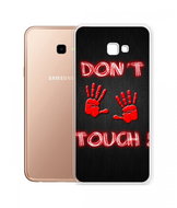 TopQ Samsung J4+ silicone Don't touch red 34059 - Phone Case