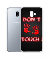 TopQ Samsung J6+ silicone Don't touch red 34044 - Phone Case