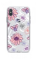 TopQ iPhone XS Max silicone Flowers 33991 - Phone Case