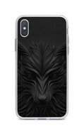 TopQ iPhone XS Max silicone Black Wolf 33986 - Phone Case