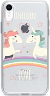 TopQ iPhone XR silicone Unicorn Love 33982 - Phone Case