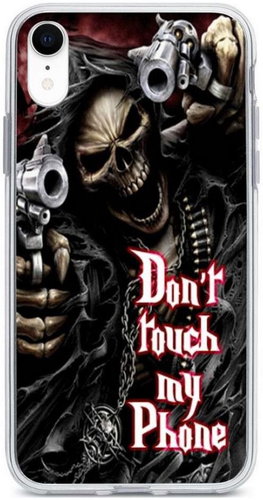 TopQ iPhone XR silicone Grim Reaper 33975 - Phone Case - Main image