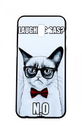 TopQ Samsung J6+ 3D silicone Grumpy Cat 33785 - Phone Case