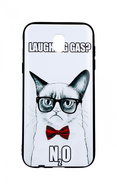TopQ Samsung J5 2017 3D silicone Grumpy Cat 33438 - Phone Case
