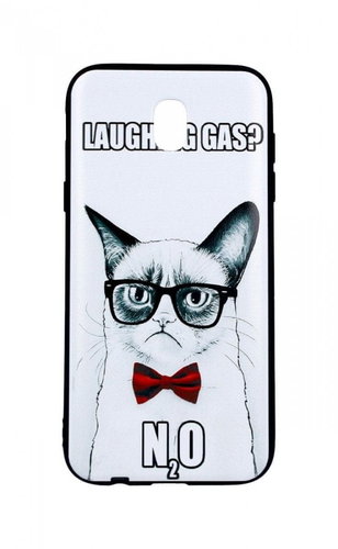 TopQ Samsung J5 2017 3D silicone Grumpy Cat 33438 - Phone Case - Main image